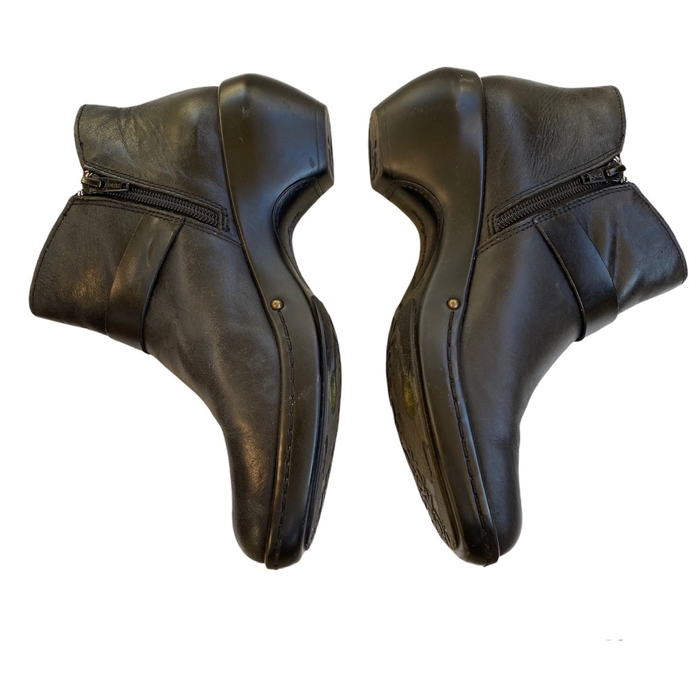 Easy Spirit Ankle Booties Black Leather Size 8